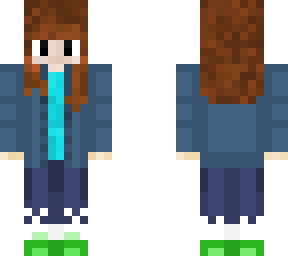 regular girl with brown hair