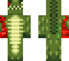 angry evil crocodile