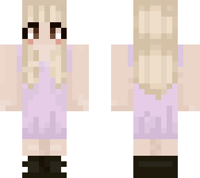 blondie blonde girl purple pink dress