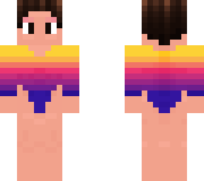 girl gymastics leotard gradient yellow pink purple brasiliero flavia saraiva