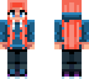 red and blue