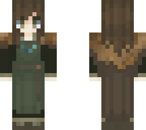 viking apron dress and cloak