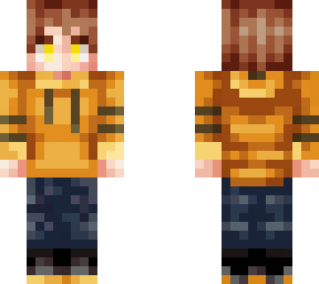 yellow hoodie