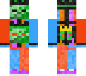 zombie king whoever made zombie king with orange purple shirt and pants credits