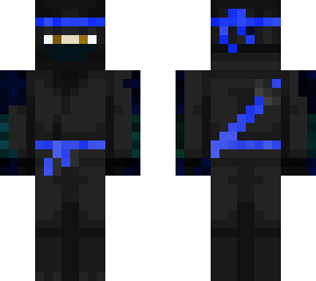 black & blue ninja