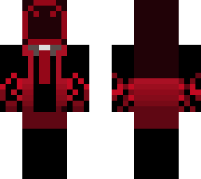 Black and Red Ritual Robes | Minecraft Skin