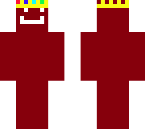 blood red blob with crown