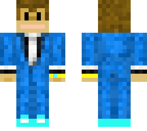 blue suit