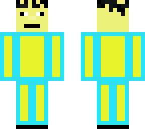 blue yellow skin