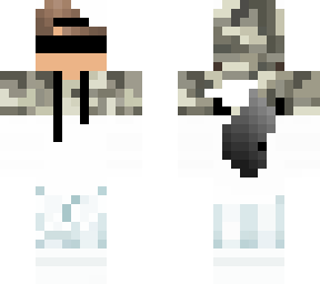 camo boy with blindfold