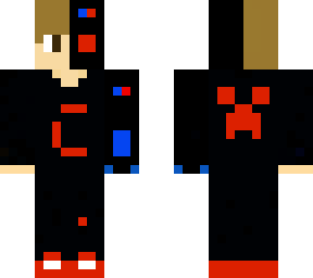 cyborg red gamer boy
