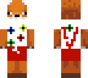 fox on holiday (flower v lone t shirt)