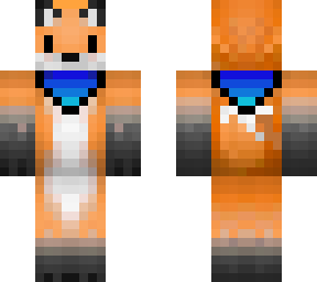 fox with a scarf