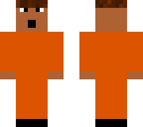 human in orange top and shorts yay