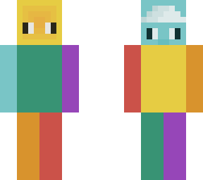 rainbow faces (in progress)