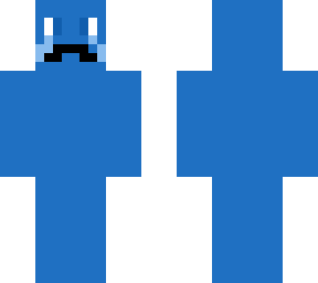 sad blue face