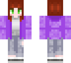 updated purple fuzzy jacket