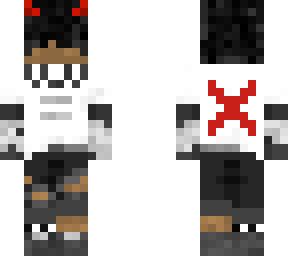 x emo boy with horns