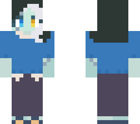 * (player blue)