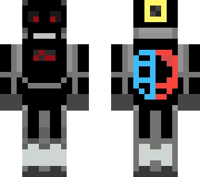 black suit daft punk robot