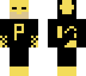 man with yellow stuff