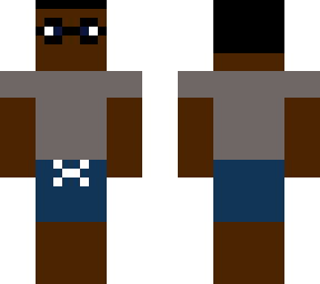 twomad with blue pants