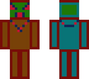 very colored skin
