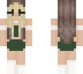 ~*green girls blond highlights*~
