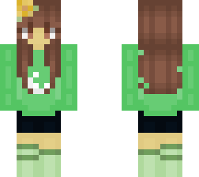 .~=* leafy green hoodie *=~.