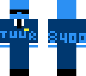 blue man