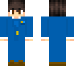 blue suit