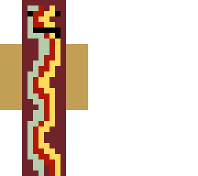 derpy hotdog with relish, ketchup,  mustard