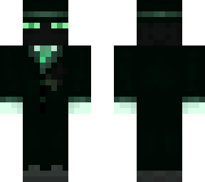 green tuxedo enderman
