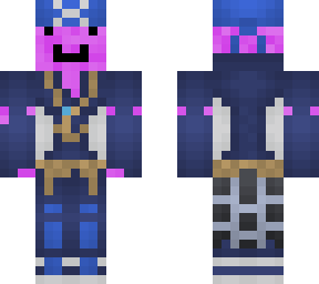 purple aqua man