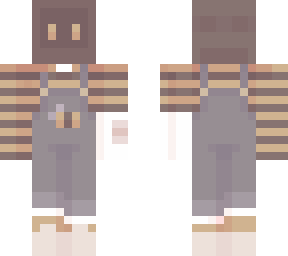 tv head on bee overalls