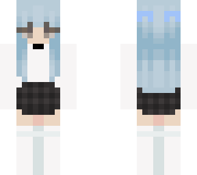 blue and white