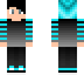 cyan emo person