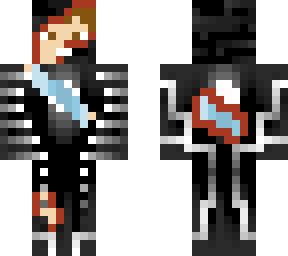damaged wither skeleton suit