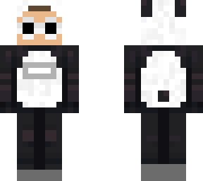 george in a panda suit