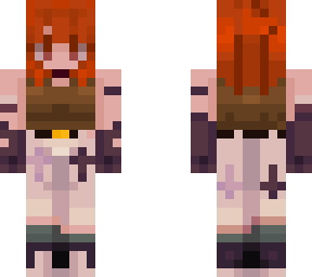 girl with short red hair
