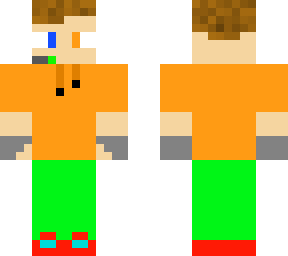 orange gaming boy
