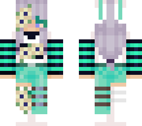 purple and mint