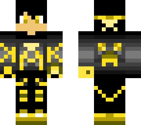 really cool yellow particle skin
