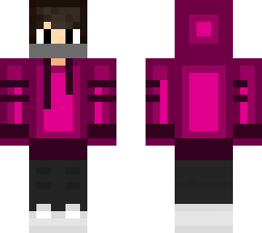 sketchs pink hoodie