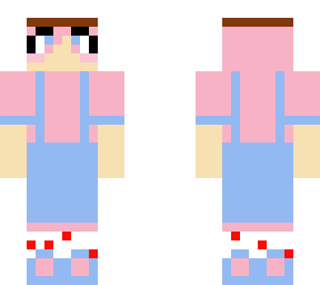 {pink blue girl with a cake hat}