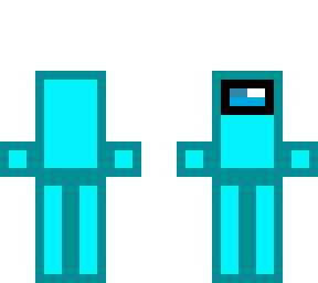 among us cyan