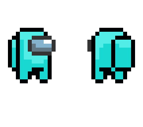 among us cyan