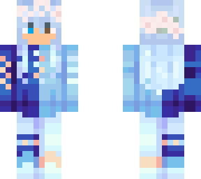 blue girl
