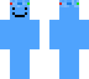 blue smiley with crown