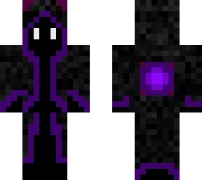 cloak with purple things